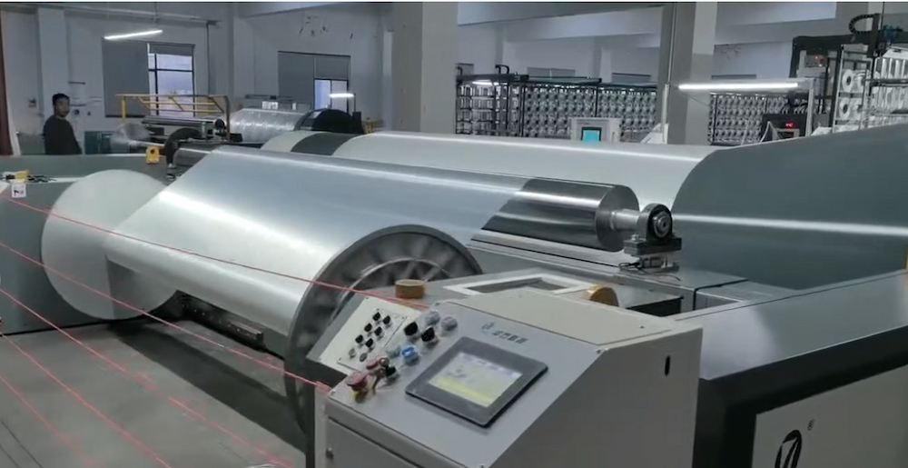 sectional warping machine